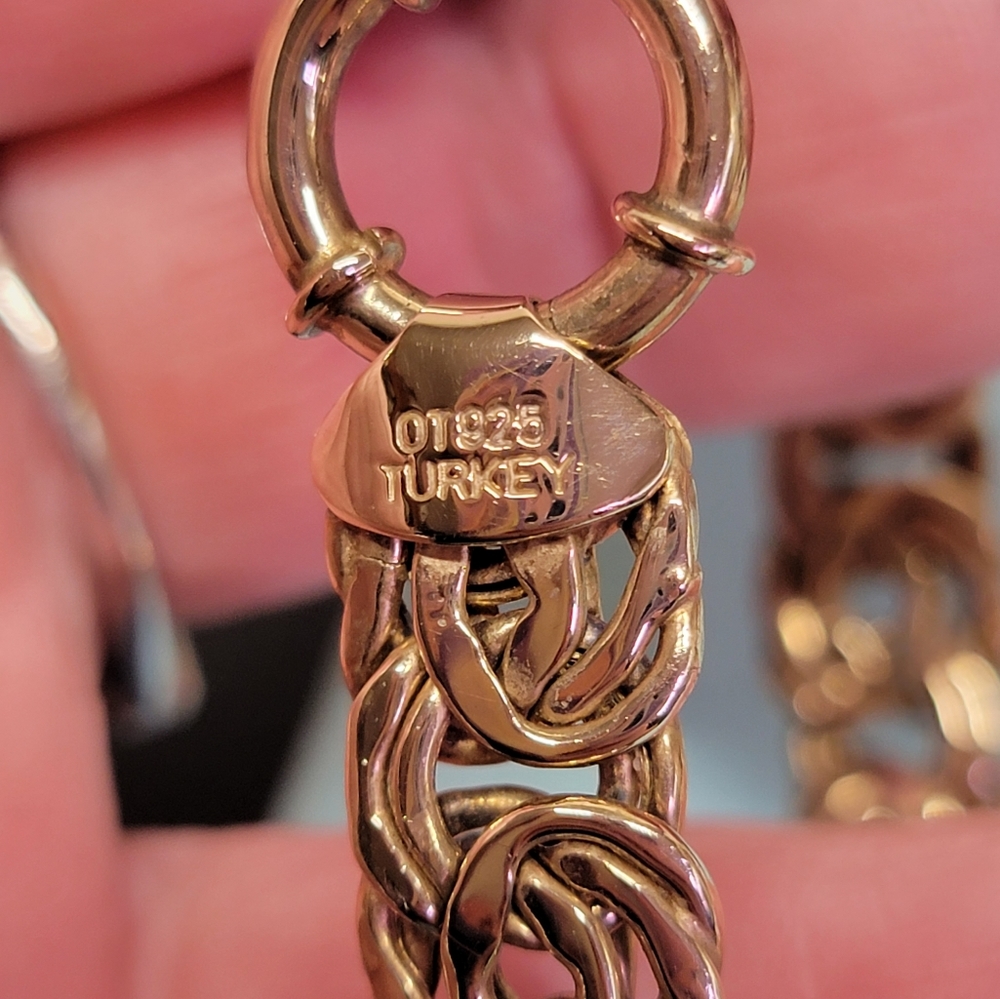 Flat Byzantine Link Bracelet - image 6